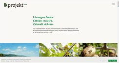 Desktop Screenshot of lk-projekt.at